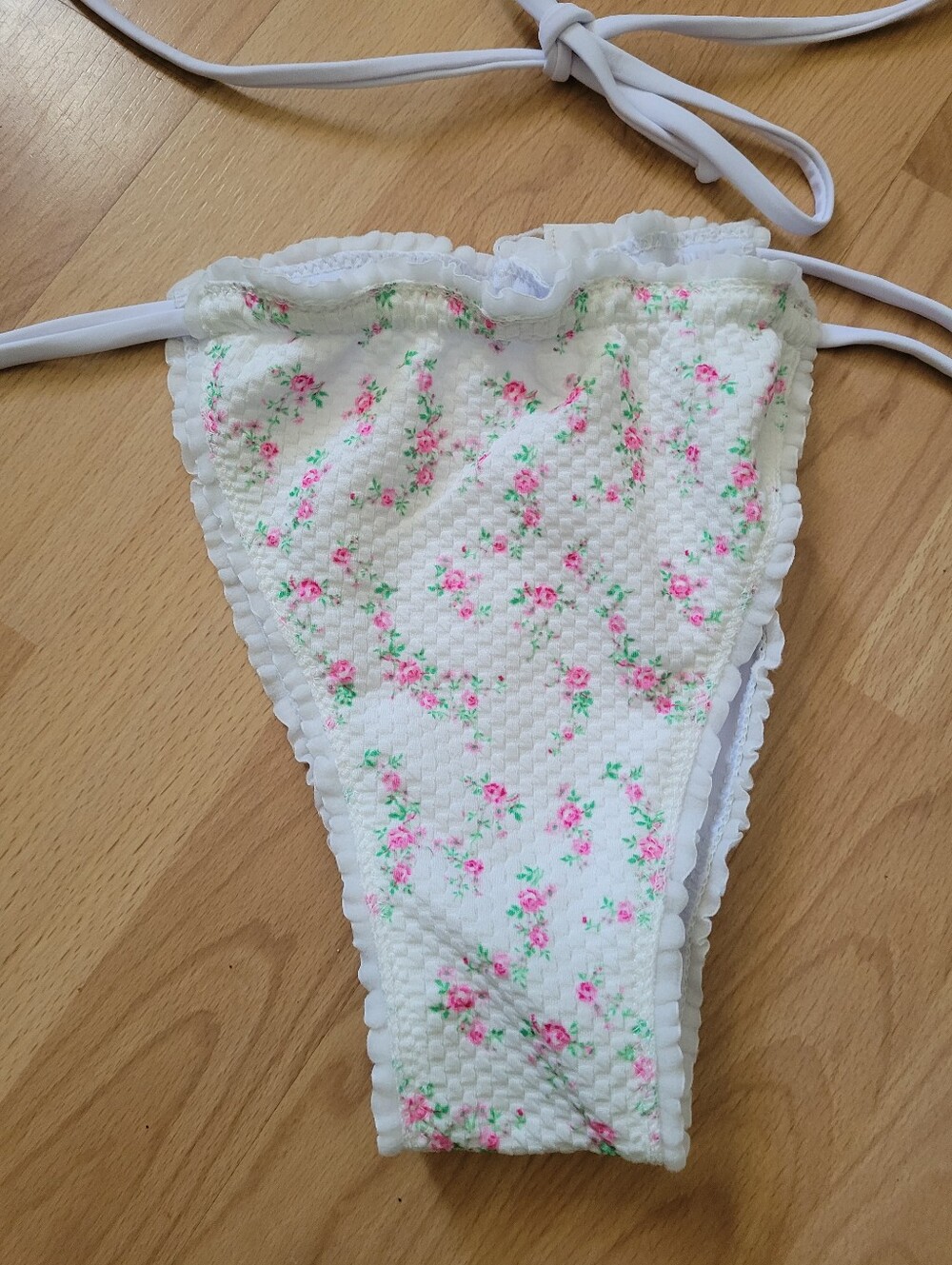 Waffle Triangle Bikini Set - Picture 9 of 11